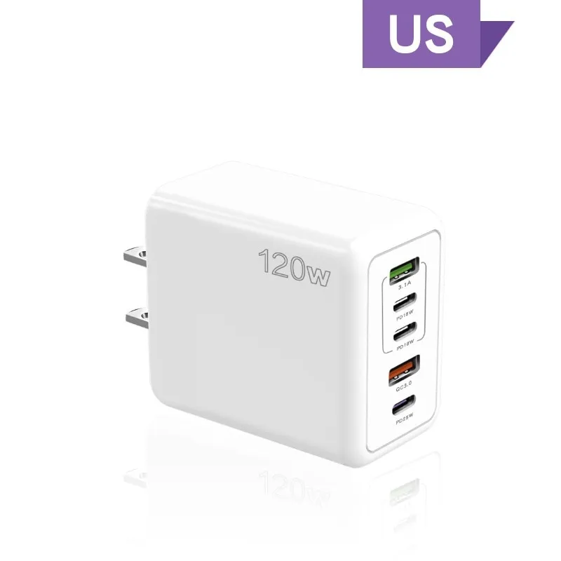 5-port 120W USB Type C Fast Charger - Image 3