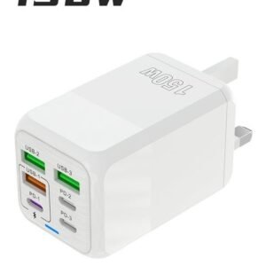150W 6-port USB-C fast charging station